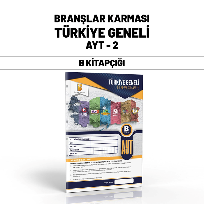 BRANŞLAR KRM YKS AYT TÜRKİYE GENELİ SNV 2-B -24-25